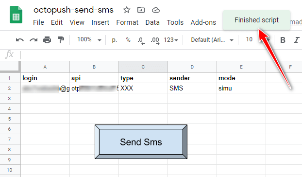 send sms google sheet 21