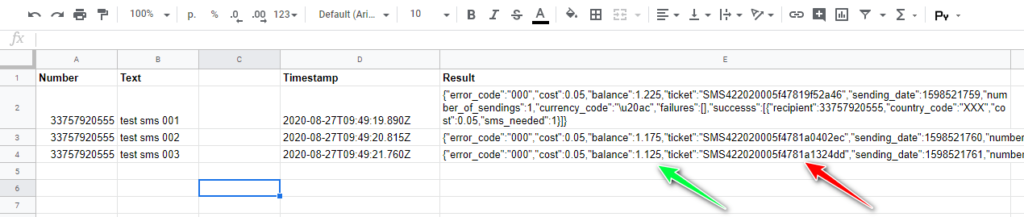 send sms google sheet 26