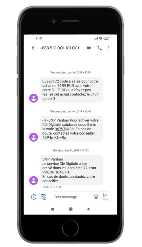 bnp paribas sms