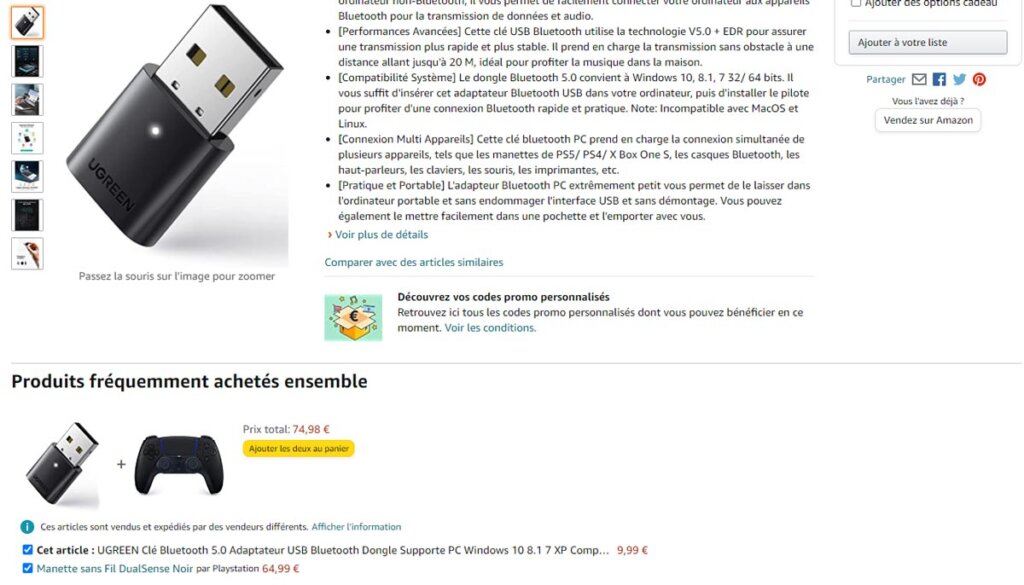 vente croisee amazon exemple