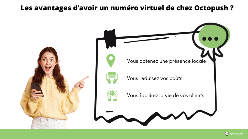 Les avantages d’avoir un numéro virtuel chez Octopush