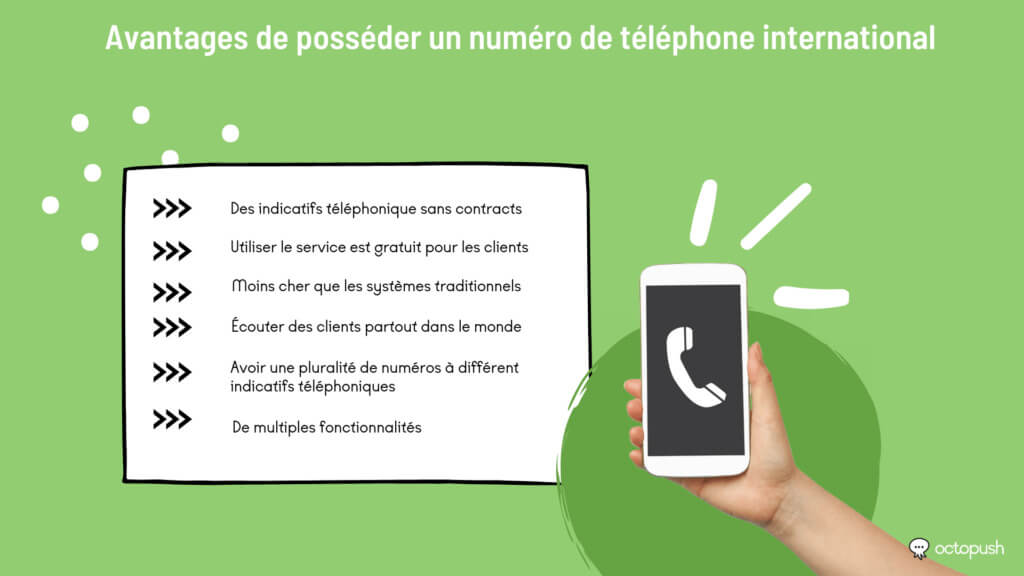 Avantages de posséder un numéro de téléphone international