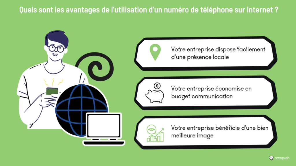 Quels sont les avantages de l’utilisation d’un numéro de téléphone sur internet ?