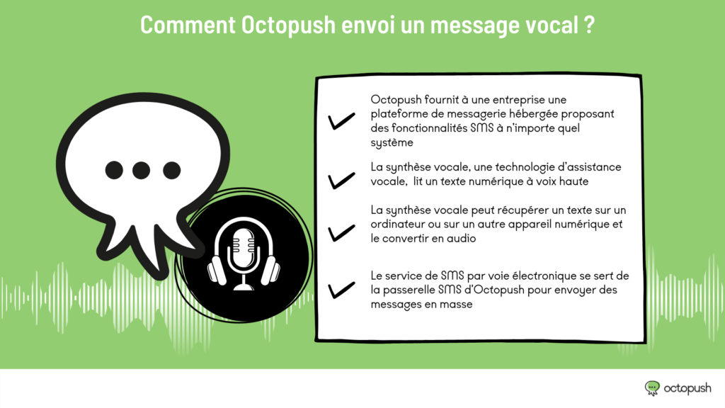 comment octopush envoi message vocal