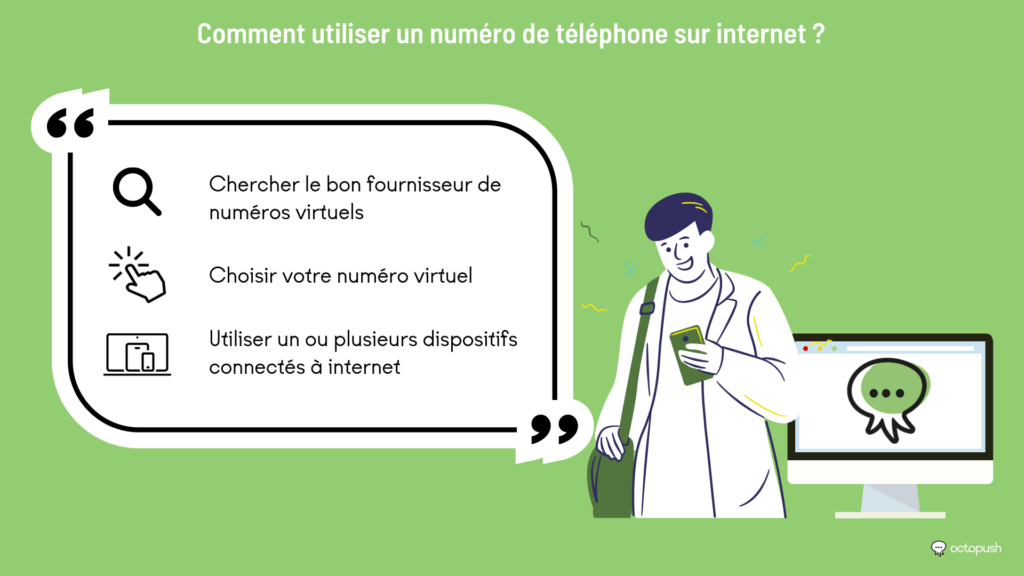 Comment utiliser un numéro de téléphone sur internet ?