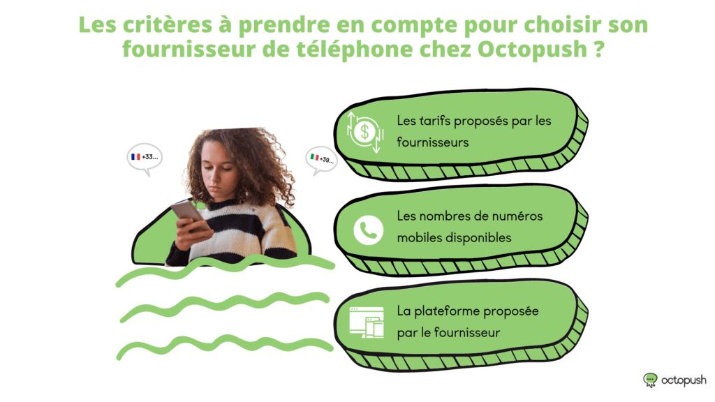 Les critères à prendre en compte pour choisir son fournisseur de téléphone chez Octopush ?