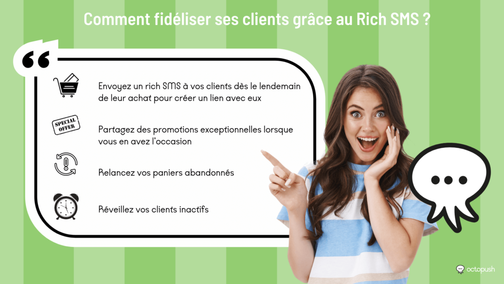 Comment fidéliser ses clients grâce au Rich SMS ?