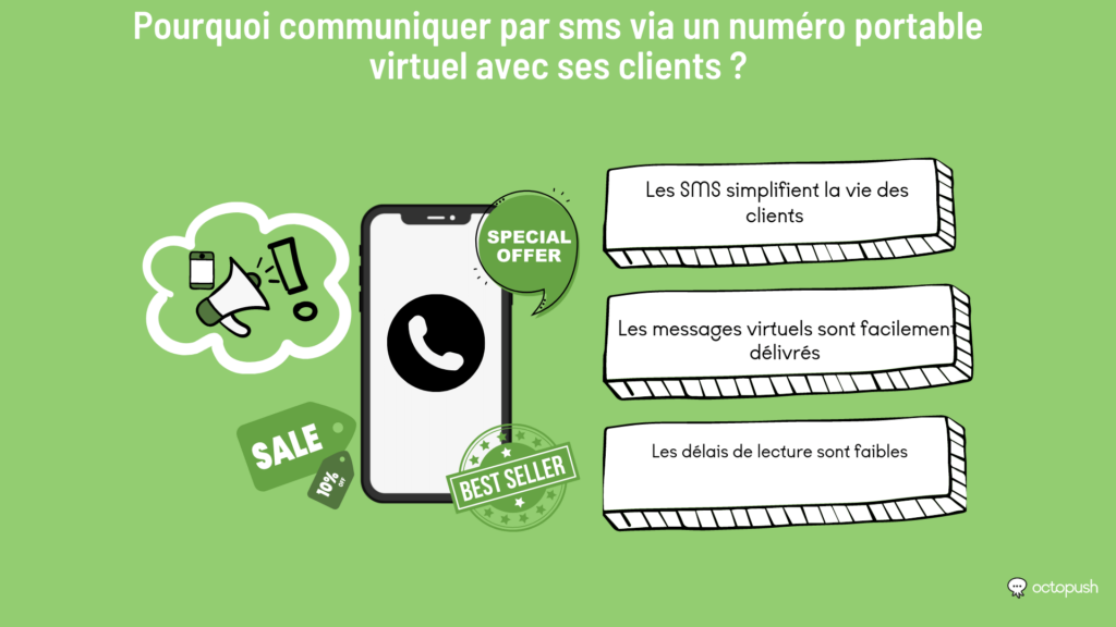 Pourquoi communiquer par SMS via un numéro portable virtuel avec ses clients ?