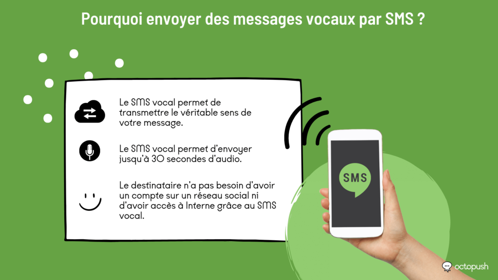 pourquoi envoyer messages vocaux sms