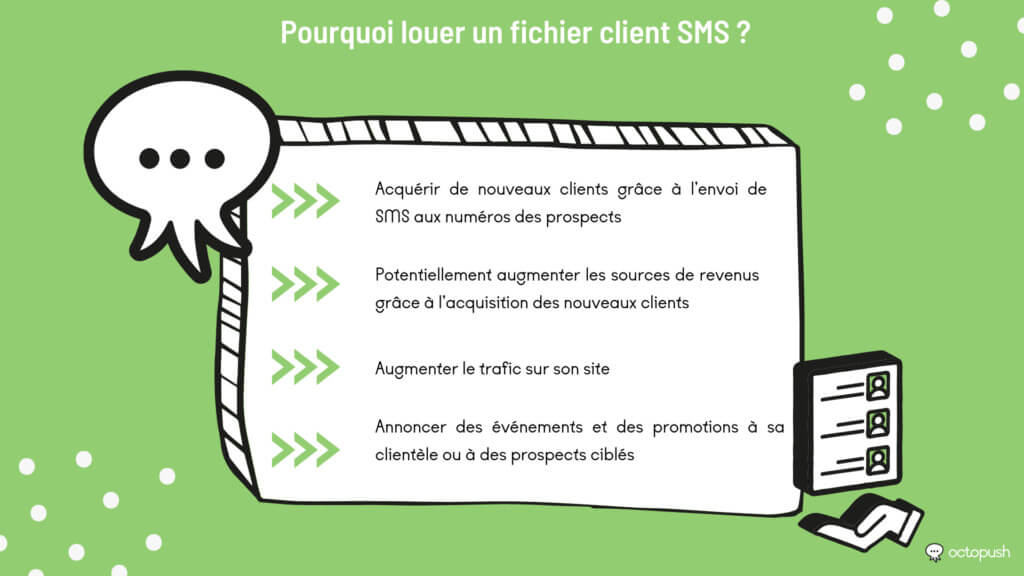 Pourquoi louer un fichier client SMS ?