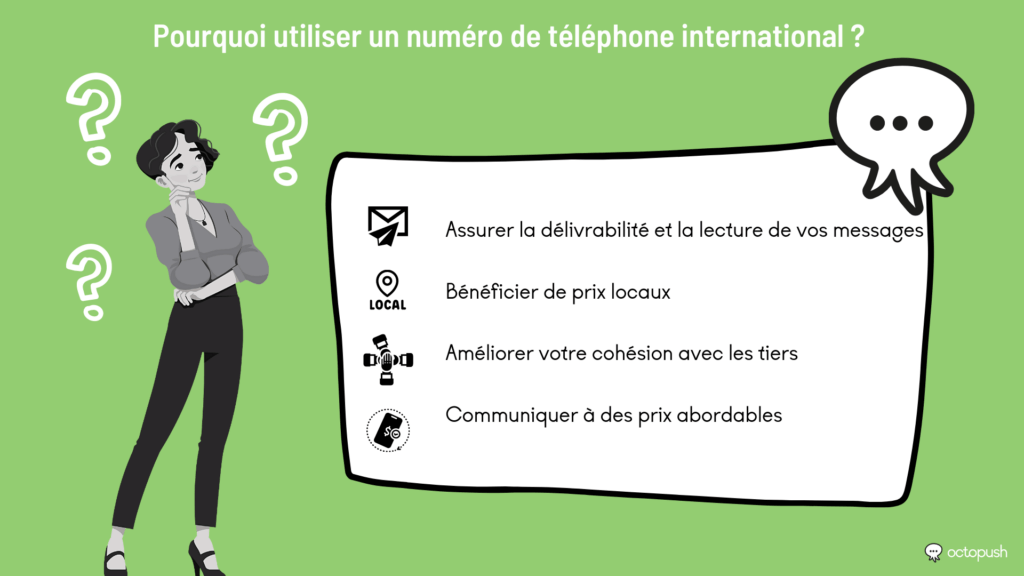 Pourquoi utiliser un numéro de téléphone international ?