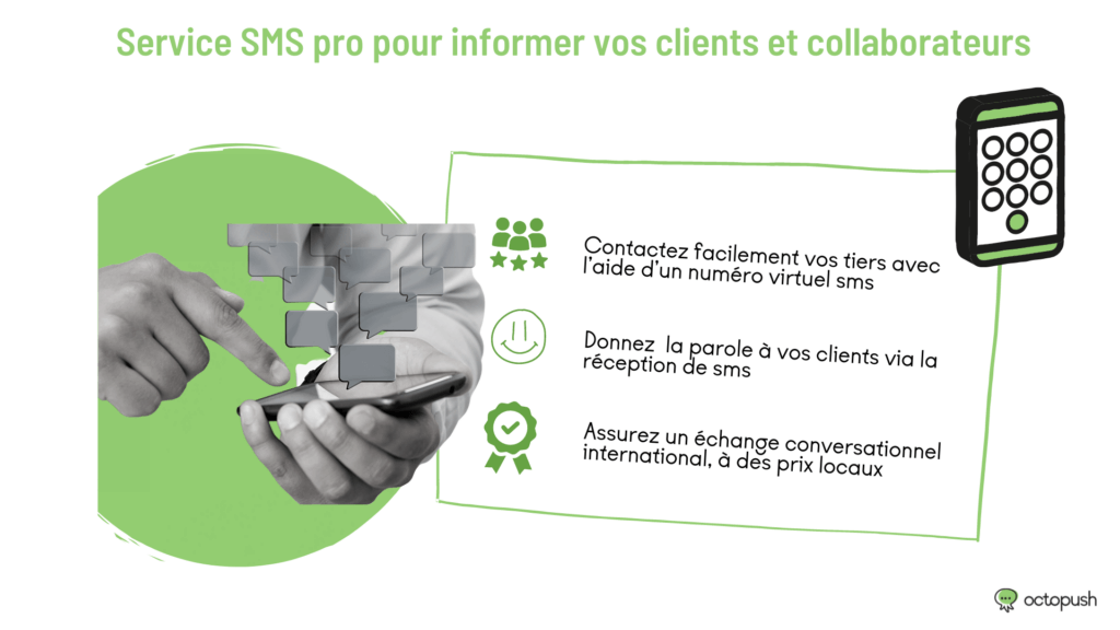 Service SMS pro pour informer vos clients et collaborateurs