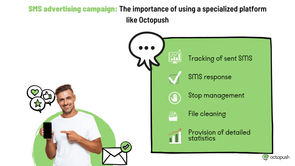 The importance of using a specialized platform like Octopush to send a mass SMS advertising message