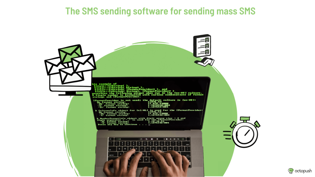 The software or the SMS sending platform for sending mass SMS