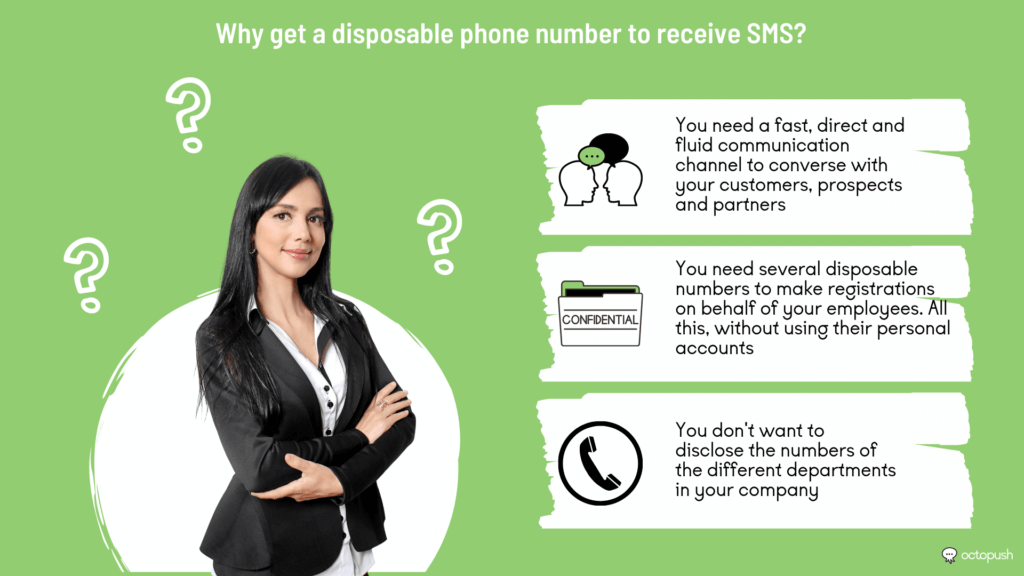 Why get a disposable phone number to receive SMS?